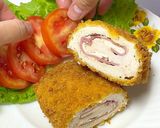Foto langkah ke 19 dari resep Chicken Cordon Bleu Ekonomis.