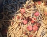 Foto del paso 6 de la receta: Spaghetti con salchicha