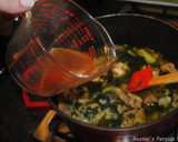 A picture of step 9 of Persian artichoke and celery stew.