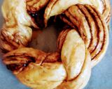 Csavart fonott kakaós kalács 🍫 recept fázis 7 fotója