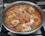 Foto del paso 7 de la receta: Lomo de Bacalao con patatas y guisantes
