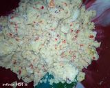 A picture of step 3 of Yam rolls.