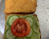 A picture of step 5 of Green chutney and Mayo sandwiches.