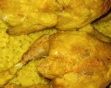 صورة لخطوة 3 من وصفة دجاجتين 🍗🍗كاملين بالرز بالكركم
