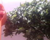 A picture of step 1 of Gajjar aur methi ki sabzi.