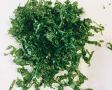Hình bước làm 2 của món Cơm cá lóc cải xoăn