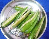राजस्थानी भरवां मिर्ची वड़ा (rajasthani bharwa mirchi vada recipe in Hindi) रेसिपी चरण 5 फोटो