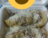Foto langkah ke 8 dari resep Cake pisang rabur susu coklat dan keju.