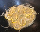 A picture of step 4 of Spaghetti with Zucchini & Fried Lemon.