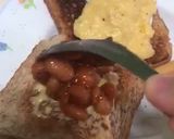 A picture of step 11 of Toast with Eggs Benedict and Baked Beans.