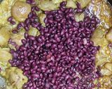 A picture of step 2 of Ghorme sabzi.