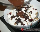 A picture of step 6 of Chocolate salami with vasilopita leftovers.