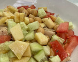 Foto del paso 9 de la receta: Ensalada templada de pollo con garbanzos, verduritas y manzana en 5’