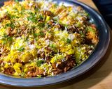 A picture of step 10 of Jallof rice.