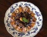 A picture of step 2 of California Farm Tea Smoked Shallots and Chicken Liver Snack.