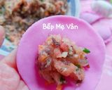 Hình bước làm 8 của món Há cảo sắc màu