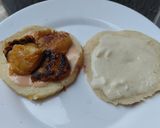 Foto del paso 5 de la receta: Arepa🥯rellena🌽de pollo, aguacate🥑plátano🥙macho maduro🧆
