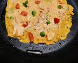 A picture of step 3 of Mixed Chilla Pizza.