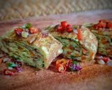 Foto langkah ke 7 dari resep Telur Dadar Gulung (Tamagoyaki) Wajan Bundar.
