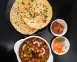A picture of step 12 of Chole Kulcha.