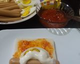 Foto langkah ke 2 dari resep Roti Tawar Goreng Sosis.