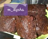 A picture of step 6 of Wacky Chocolate cake.