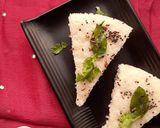A picture of step 7 of Fasting Dhokla.