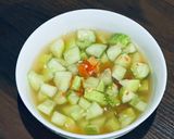 Foto langkah ke 3 dari resep Rujak Timun cuka.