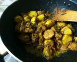 A picture of step 4 of Chicken Dakbunglow served with Gondhoraj fish pulao.