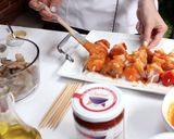 Foto del paso 5 de la receta: Brochetas a la Parrilla "Con Salsa de Chile Habanero"