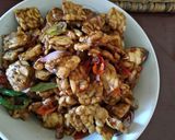 Foto langkah ke 5 dari resep Oseng tempe bumbu ketumbar.