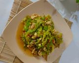 Foto langkah ke 8 dari resep Tumis Pare Tempe Teri.