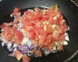 A picture of step 4 of Nachos with salsa and dips.