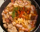 Pas rețetă Mămăligă cu sos de carne 4 fotografie
