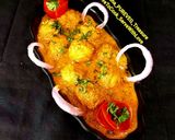 A picture of step 5 of Kashmiri Dum Aloo.