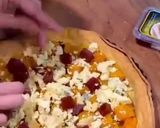A picture of step 7 of Quince paste and stilton quiche.