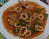 Foto langkah ke 5 dari resep Cumi saos padang.