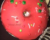 Kwalliyar donut(strawberry flavor)matakin girki3 hoto