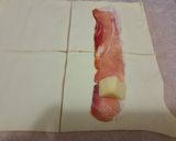 Pas rețetă Pungulițe din foietaj cu jambon și cașcaval în friteuza cu aer 2 fotografie