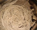 A picture of step 1 of Wheat flour seviya.