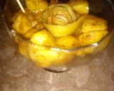 A picture of step 2 of Apple chaat.