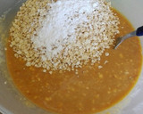 Foto del paso 3 de la receta: Budín de Avena, Ricota y Dulce de leche 😋