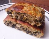 Foto del paso 15 de la receta: Empanada🥧 con relleno de arveja, huevo🍳, acelga🌿 y puerro🌰...🤔