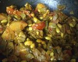 A picture of step 3 of Broad Beans curry chikudukaya khura.
