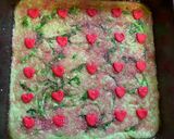 A picture of step 4 of Grinch fudge.