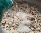 A picture of step 1 of Whole wheat pizza.