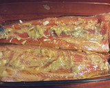 Foto del paso 2 de la receta: Trucha con mostaza y jamón serrano
