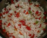 Foto del paso 3 de la receta: Zapallito revuelto c/pollo y tirabuzón