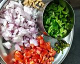 ग्रिल्ड चीला स्टफ्ड स्ट्राइप्स - फ्यूजन स्टाइल स्कूल लंच बॉक्स रेसिपी चरण 4 फोटो