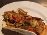 Tacos c/lo que encontré en casa 🌮🏡🍅🫑